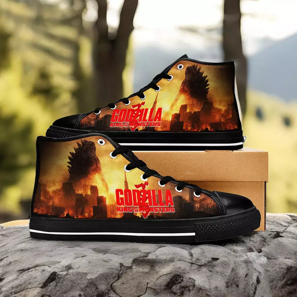 Godzilla King of the Monsters Custom High Top Sneakers Shoes