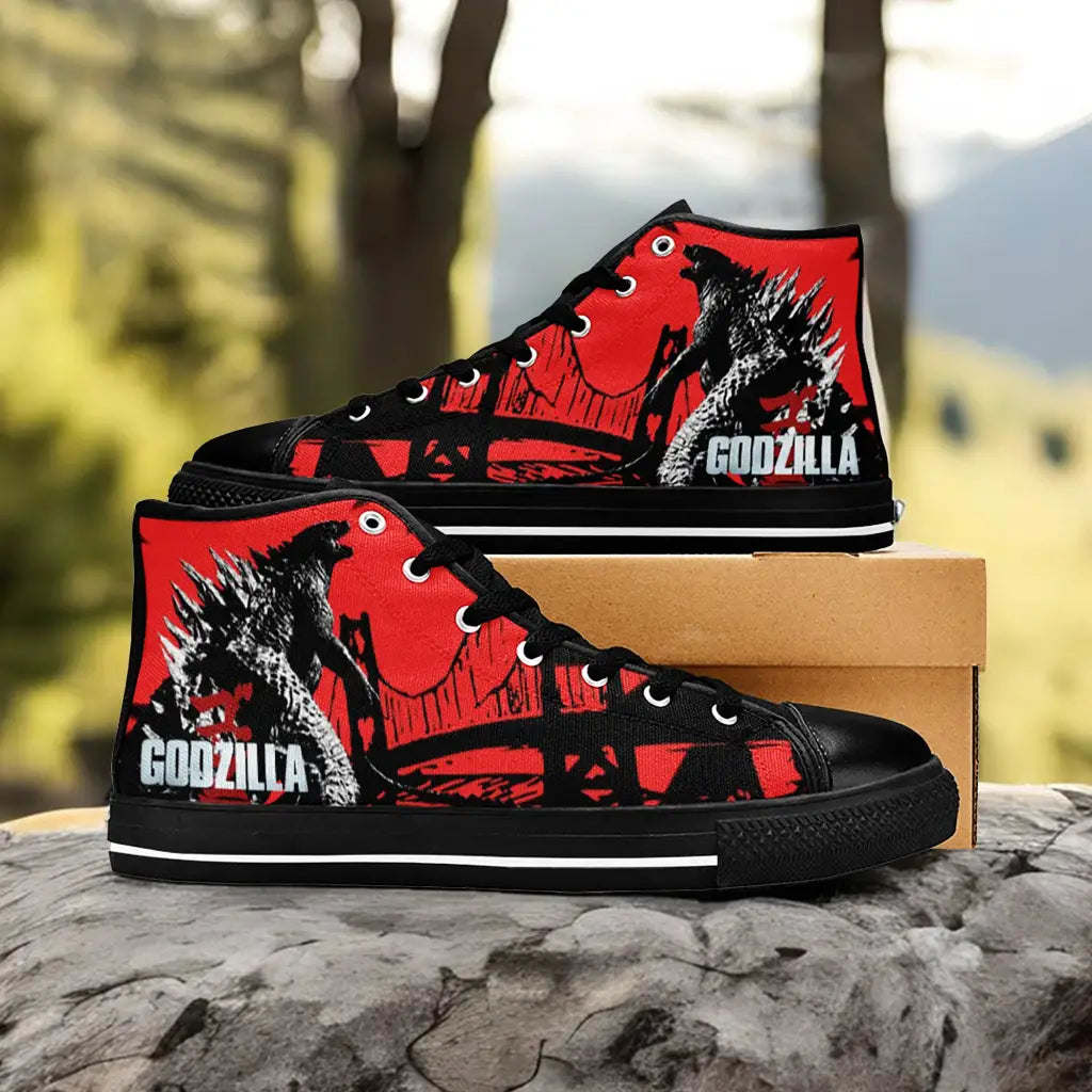 Godzilla King of the Monsters Custom High Top Sneakers Shoes