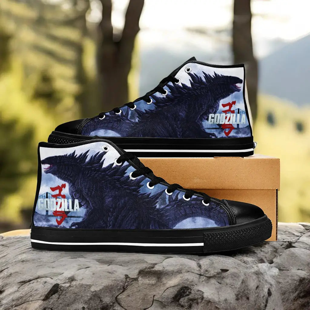 Godzilla King of the Monsters Custom High Top Sneakers Shoes