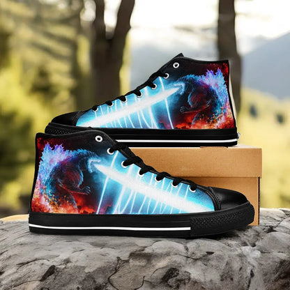 Godzilla King of the Monsters Custom High Top Sneakers Shoes