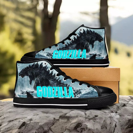 Godzilla King of the Monsters Custom High Top Sneakers Shoes