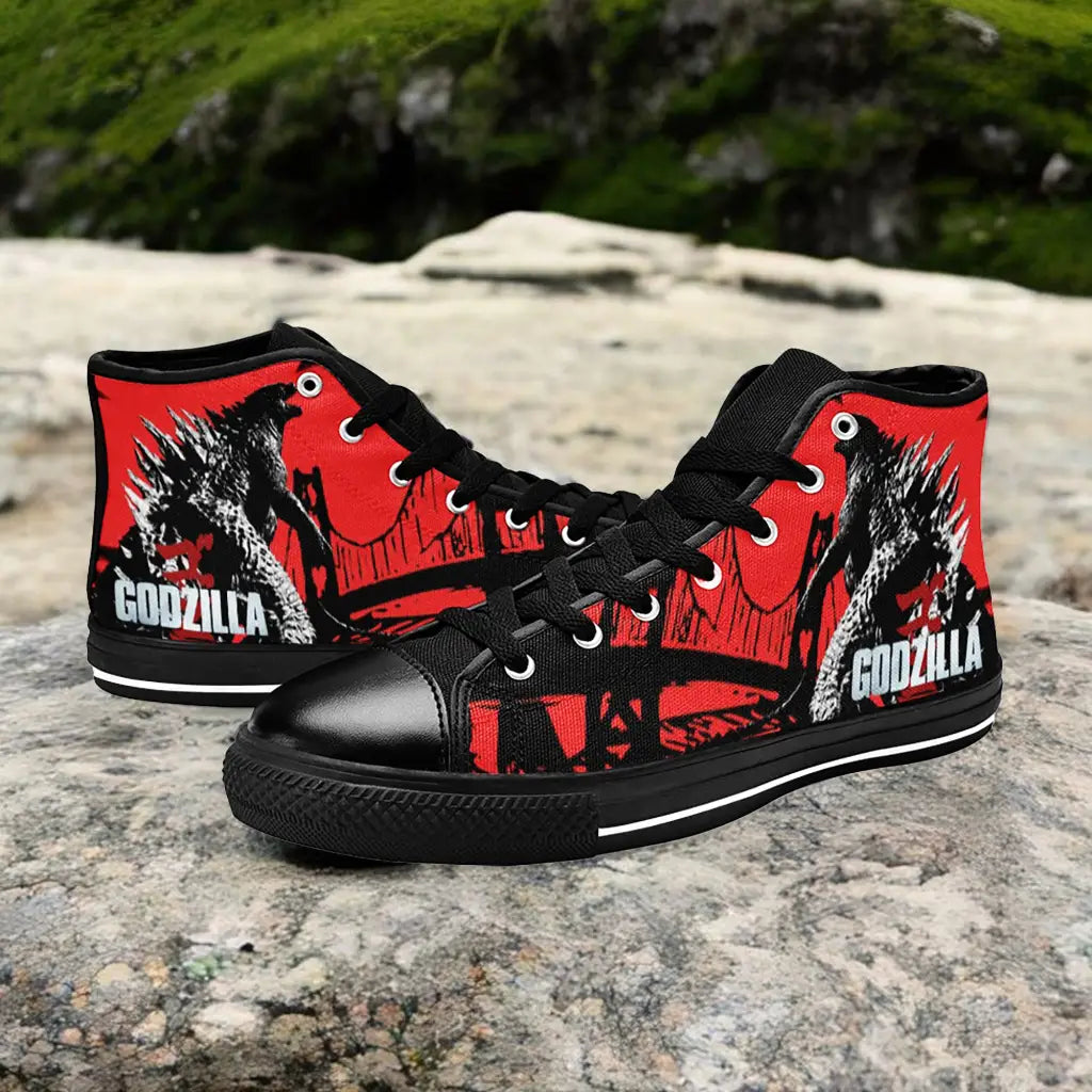 Godzilla King of the Monsters Custom High Top Sneakers Shoes