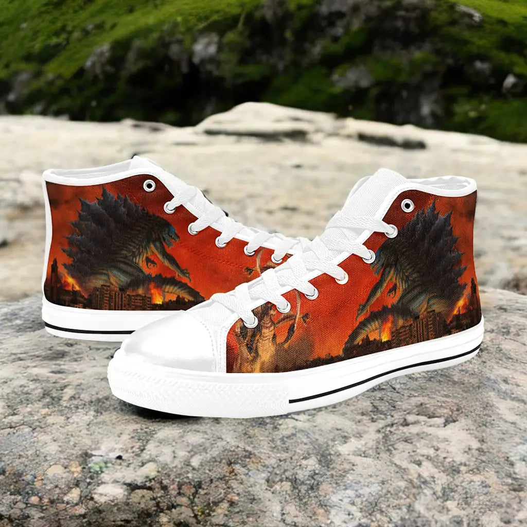 Godzilla King of the Monsters Custom High Top Sneakers Shoes