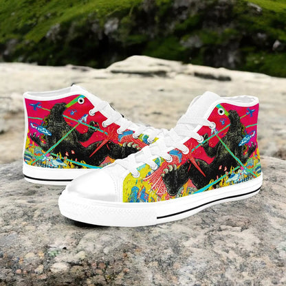 Godzilla King of the Monsters Custom High Top Sneakers Shoes