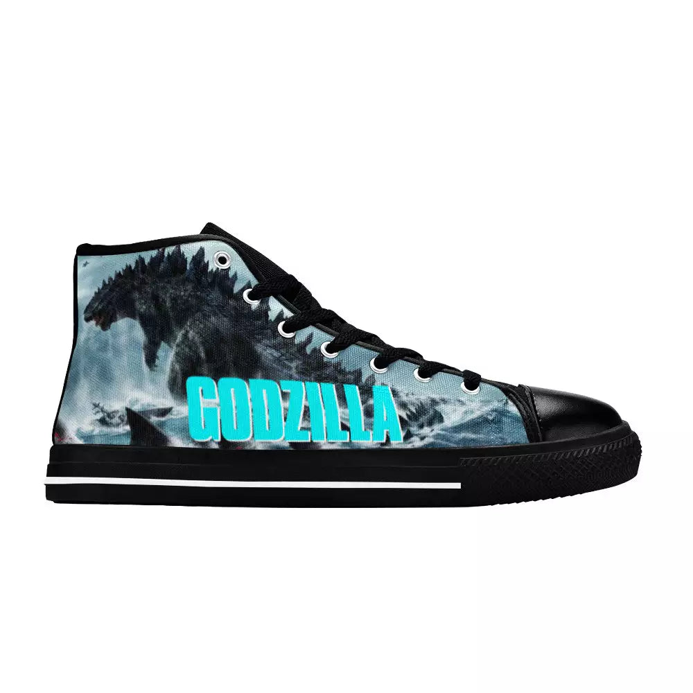 Godzilla King of the Monsters Custom High Top Sneakers Shoes