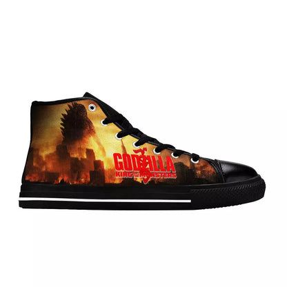 Godzilla King of the Monsters Custom High Top Sneakers Shoes