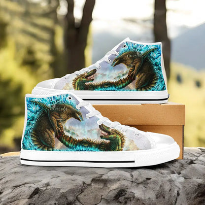 Godzilla King of the Monsters Custom High Top Sneakers Shoes