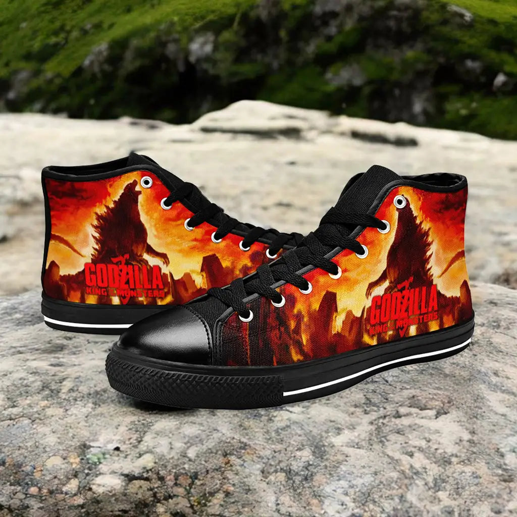 Godzilla King of the Monsters Custom High Top Sneakers Shoes