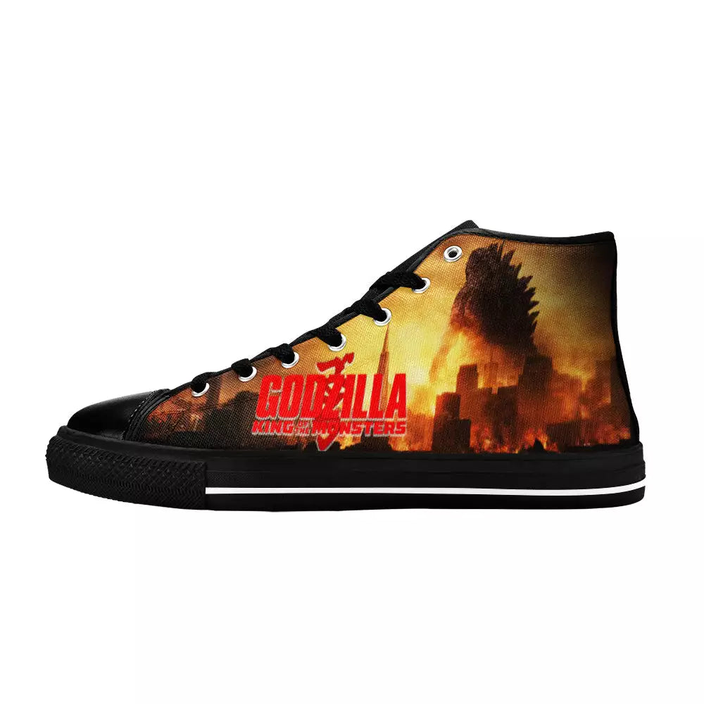 Godzilla King of the Monsters Custom High Top Sneakers Shoes