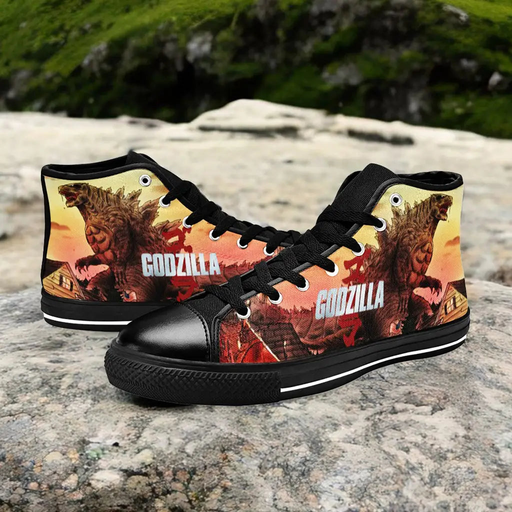 Godzilla King of the Monsters Custom High Top Sneakers Shoes