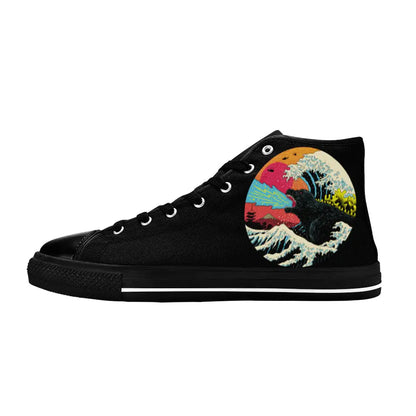 Godzilla King of the Monsters Custom High Top Sneakers Shoes