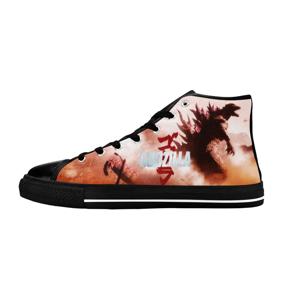 Godzilla King of the Monsters Custom High Top Sneakers Shoes