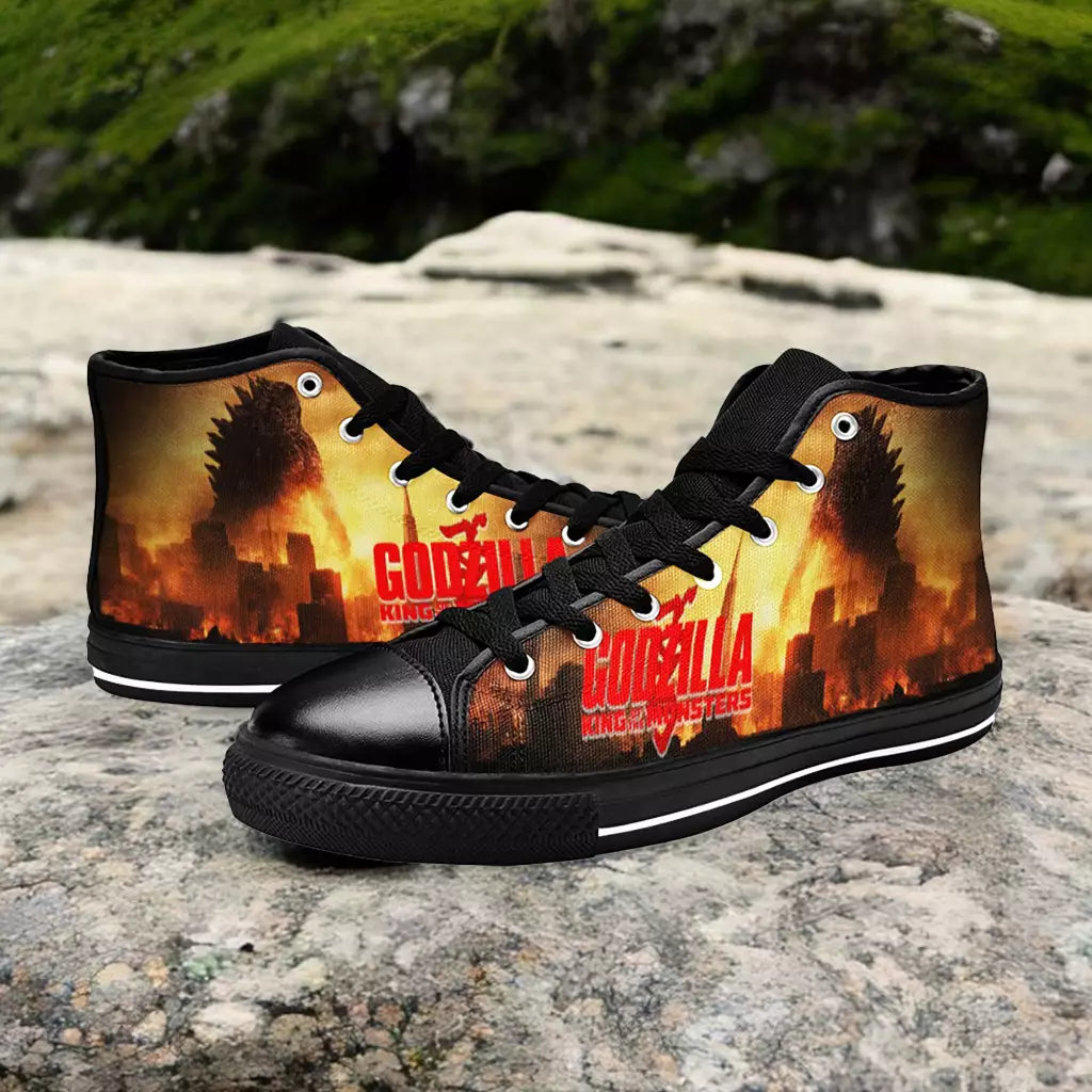 Godzilla King of the Monsters Custom High Top Sneakers Shoes