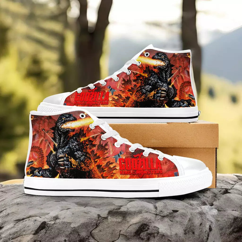 Godzilla King of the Monsters Custom High Top Sneakers Shoes