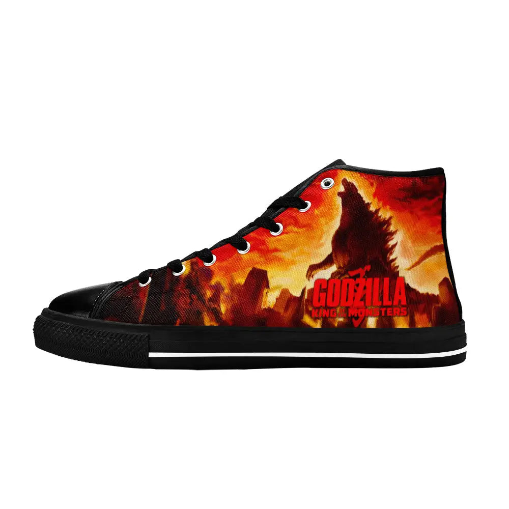 Godzilla King of the Monsters Custom High Top Sneakers Shoes