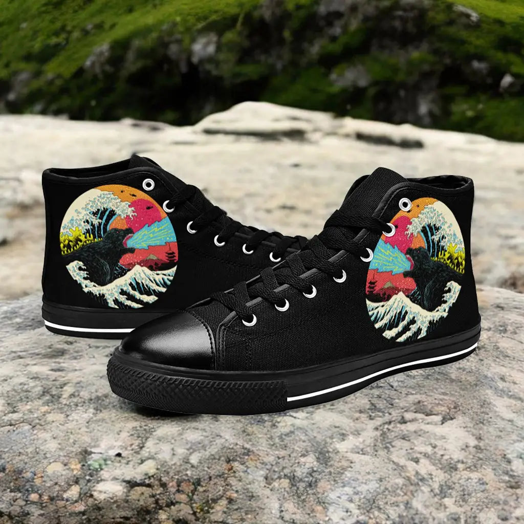 Godzilla King of the Monsters Custom High Top Sneakers Shoes