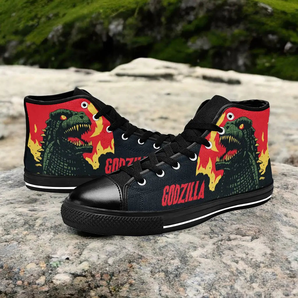 Godzilla King of the Monsters Custom High Top Sneakers Shoes