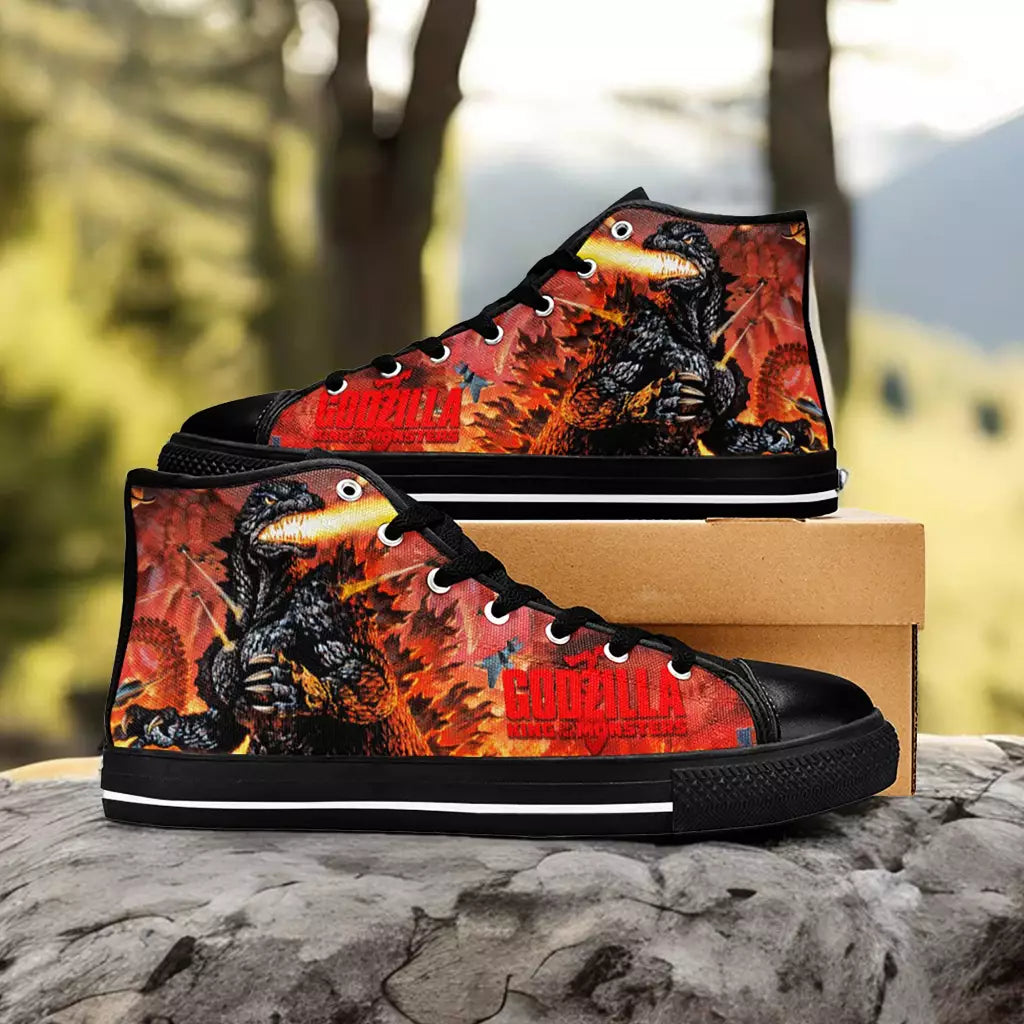 Godzilla King of the Monsters Custom High Top Sneakers Shoes