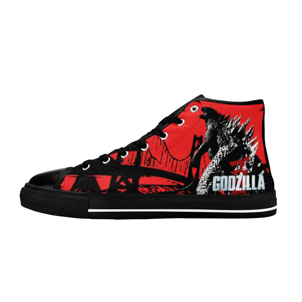 Godzilla King of the Monsters Custom High Top Sneakers Shoes