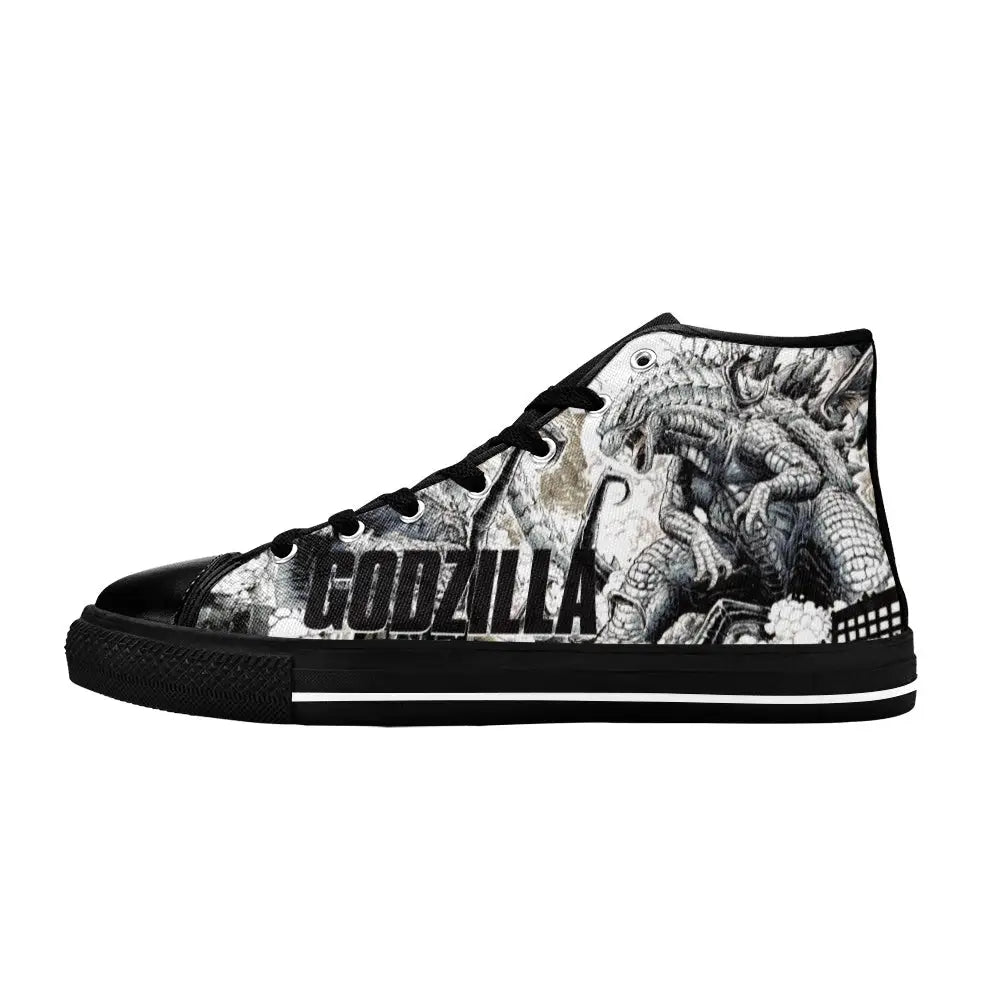 Godzilla King of the Monsters Custom High Top Sneakers Shoes