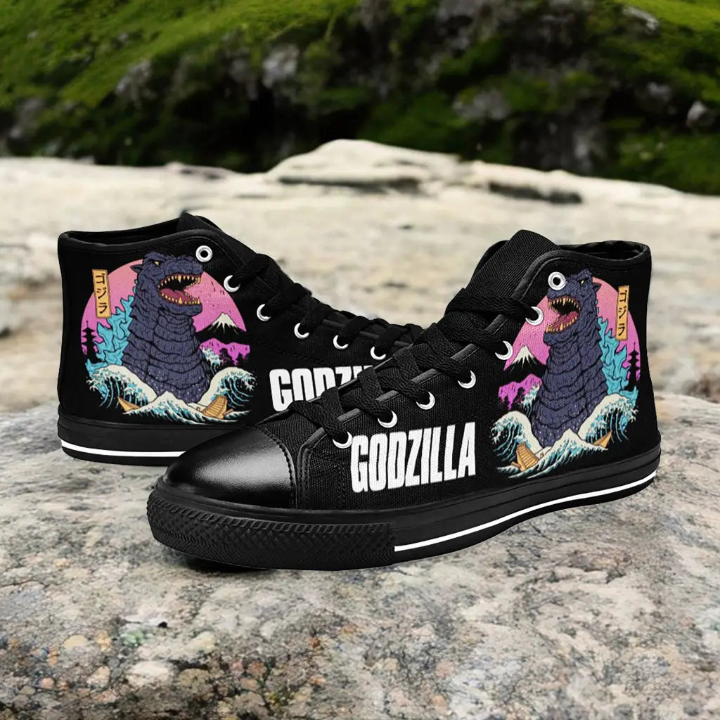 Godzilla King of the Monsters Custom High Top Sneakers Shoes