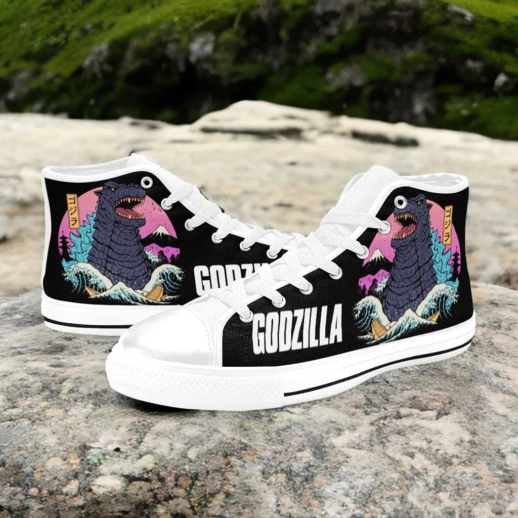 Godzilla King of the Monsters Custom High Top Sneakers Shoes