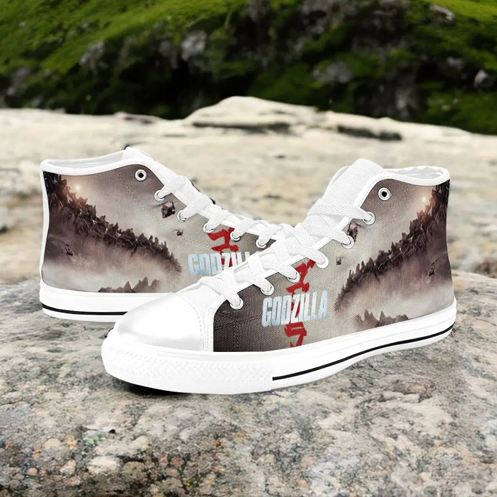 Godzilla King of the Monsters Custom High Top Sneakers Shoes