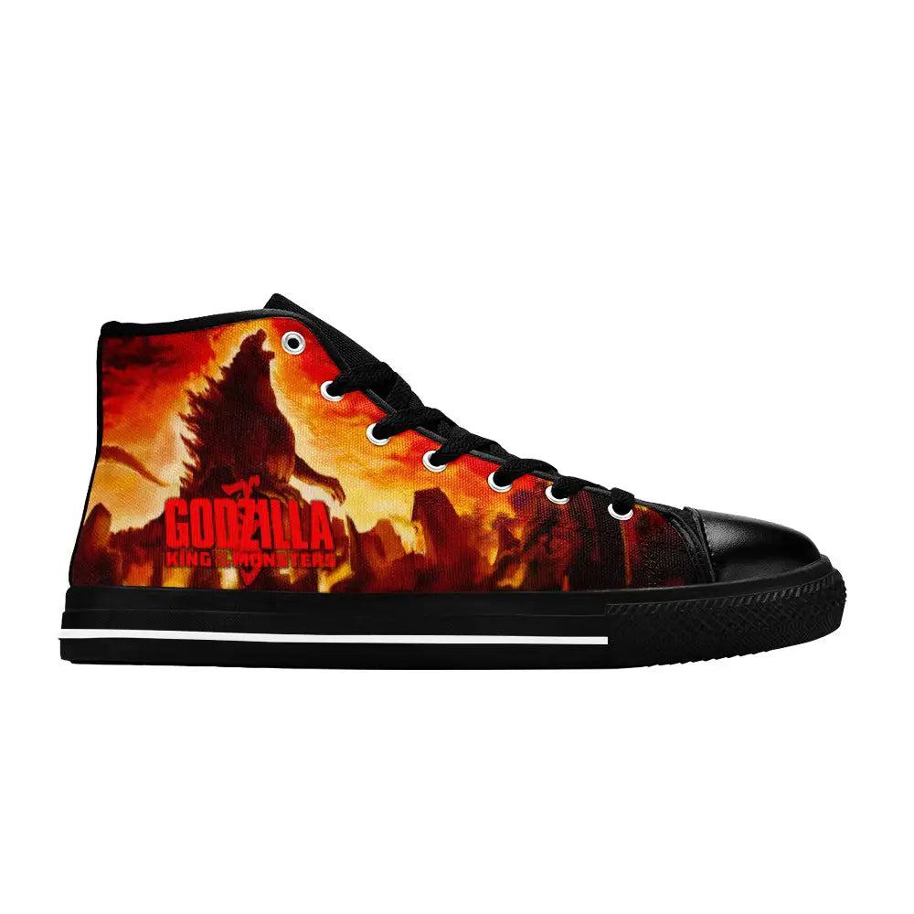 Godzilla King of the Monsters Custom High Top Sneakers Shoes