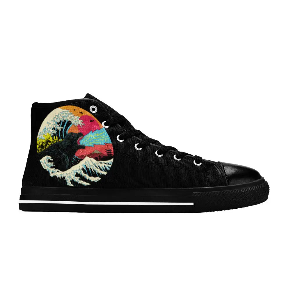 Godzilla King of the Monsters Custom High Top Sneakers Shoes