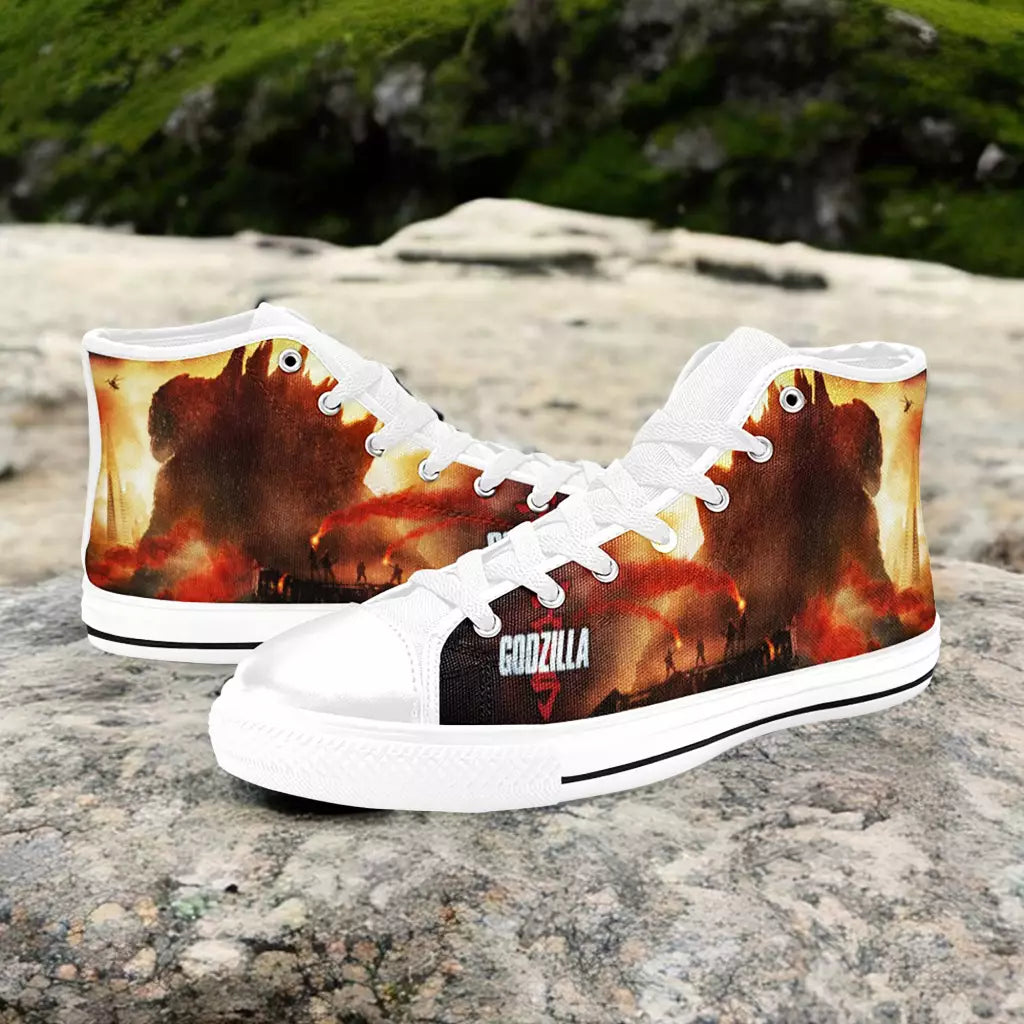 Godzilla King of the Monsters Custom High Top Sneakers Shoes