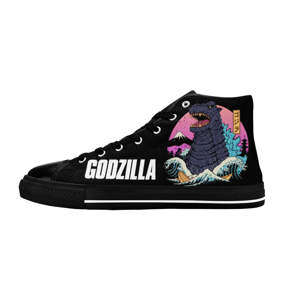 Godzilla King of the Monsters Custom High Top Sneakers Shoes