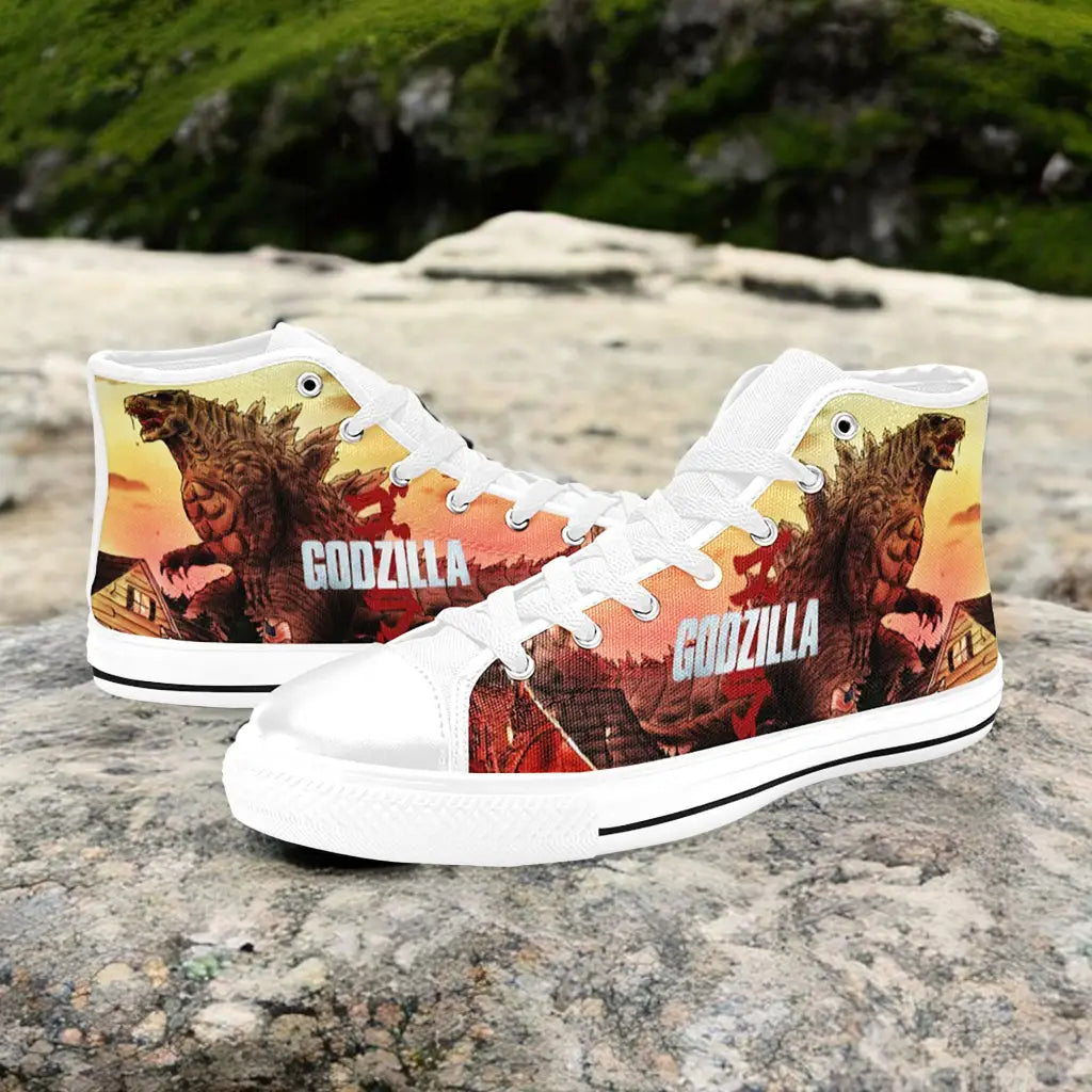 Godzilla King of the Monsters Custom High Top Sneakers Shoes