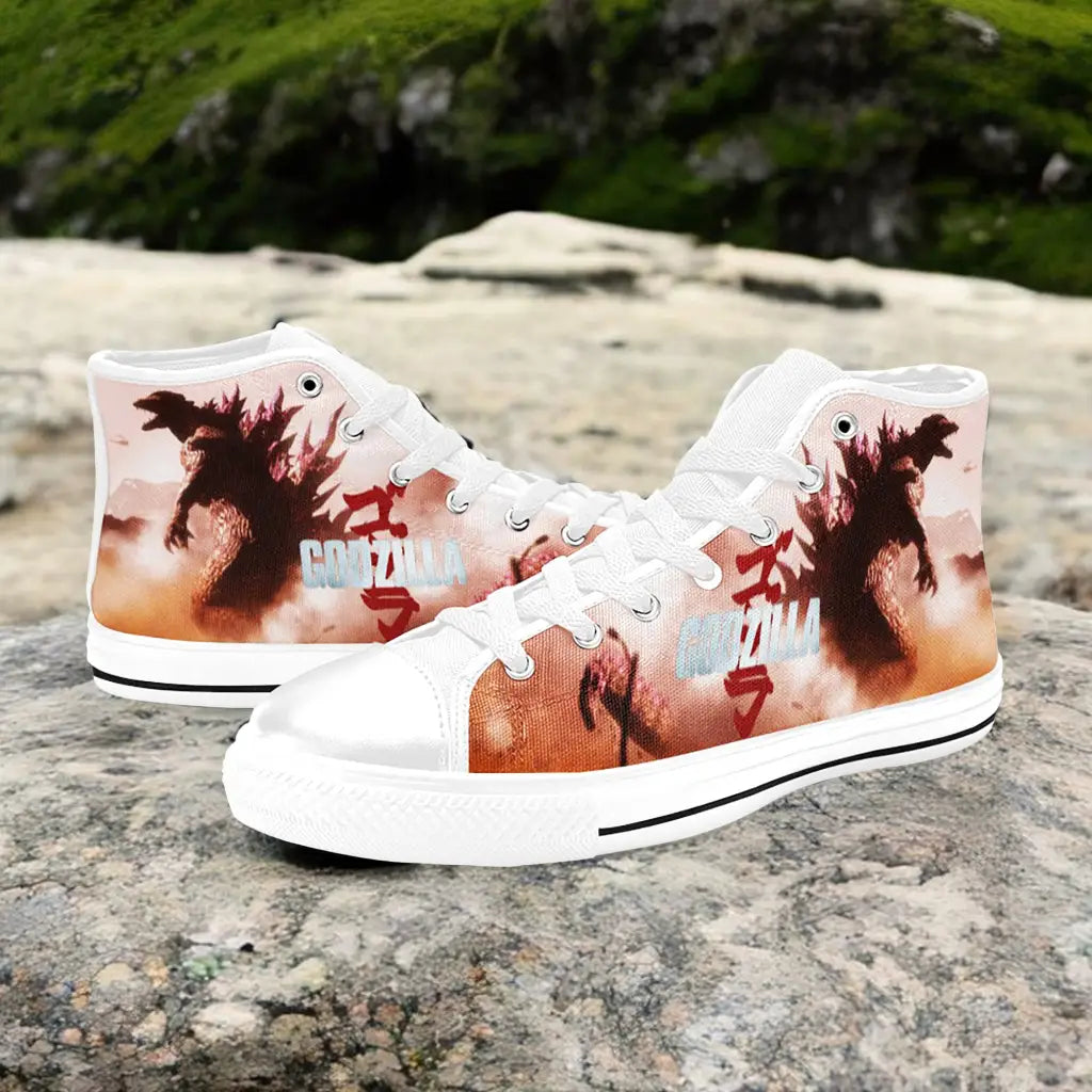 Godzilla King of the Monsters Custom High Top Sneakers Shoes