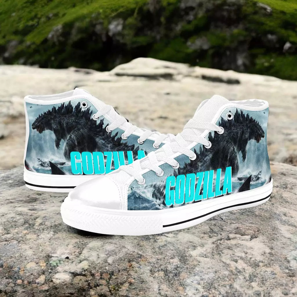 Godzilla King of the Monsters Custom High Top Sneakers Shoes