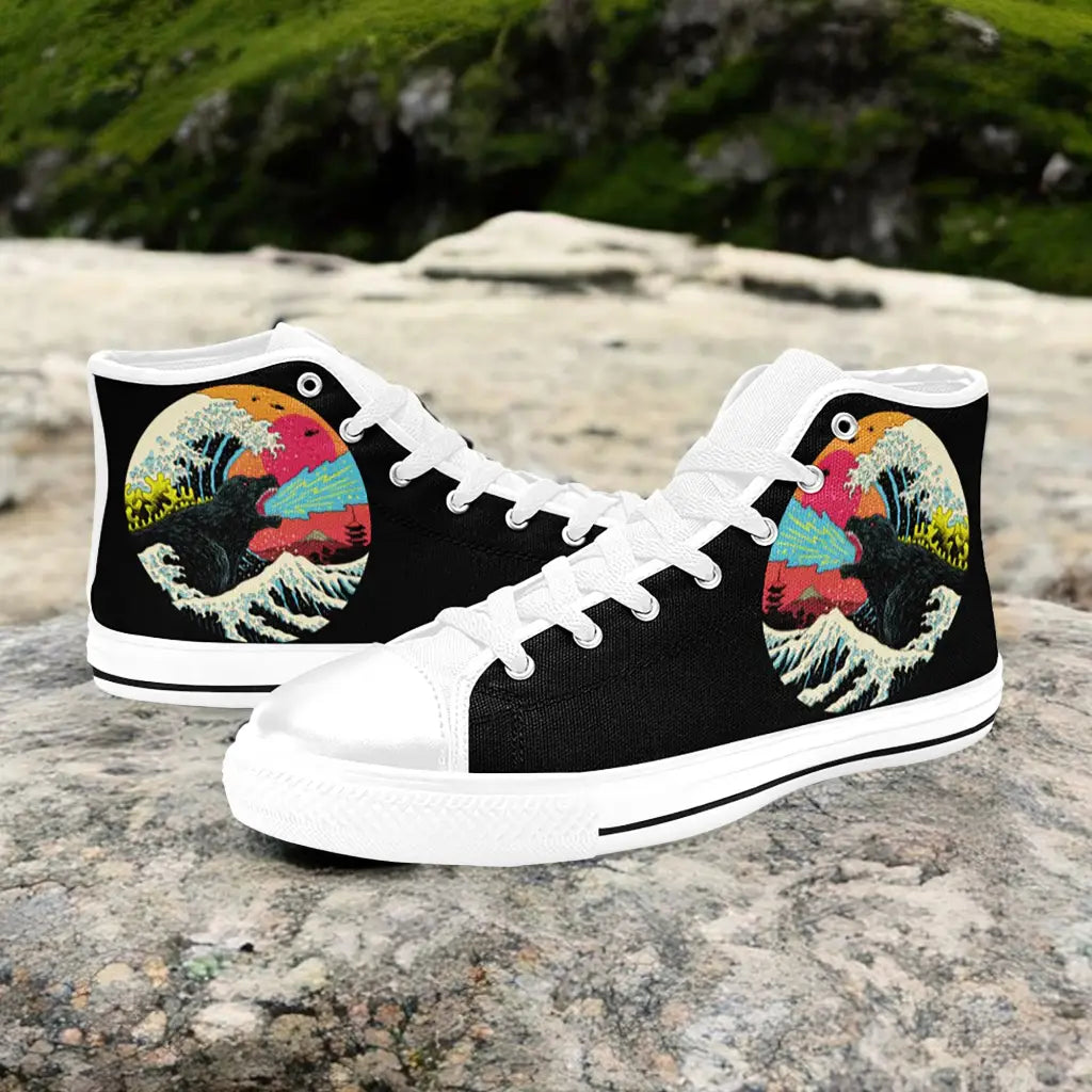 Godzilla King of the Monsters Custom High Top Sneakers Shoes