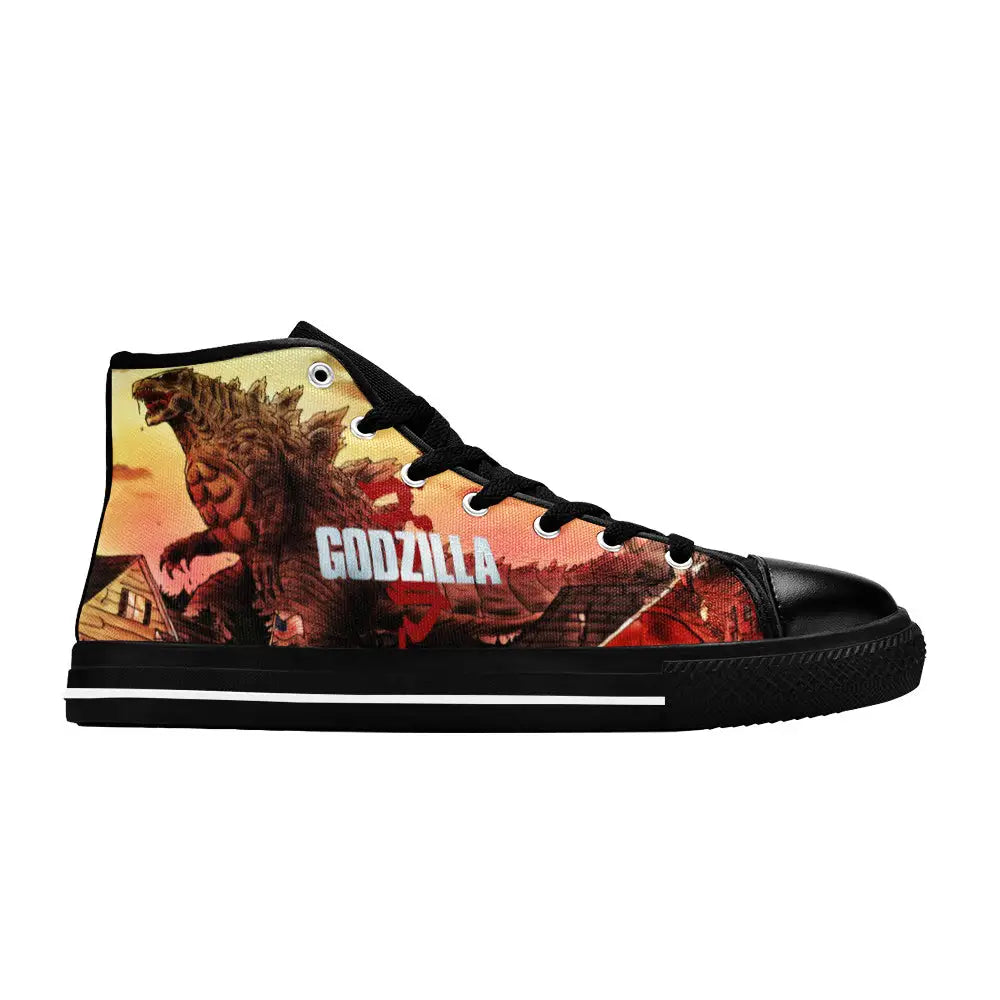 Godzilla King of the Monsters Custom High Top Sneakers Shoes