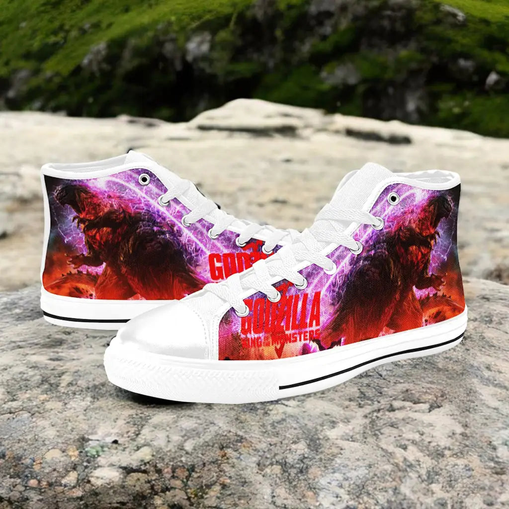 Godzilla King of the Monsters Custom High Top Sneakers Shoes