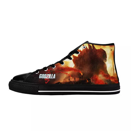 Godzilla King of the Monsters Custom High Top Sneakers Shoes