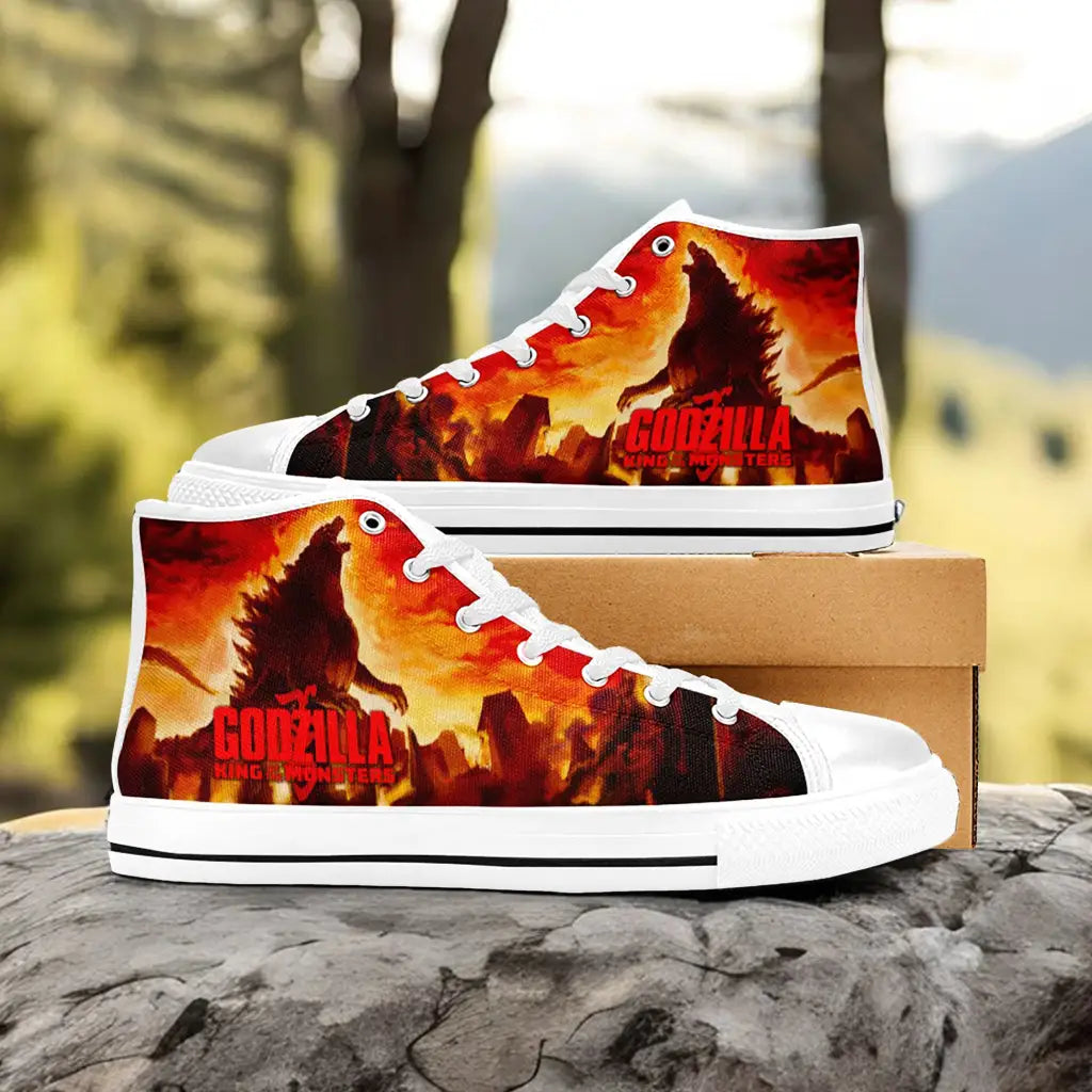 Godzilla King of the Monsters Custom High Top Sneakers Shoes