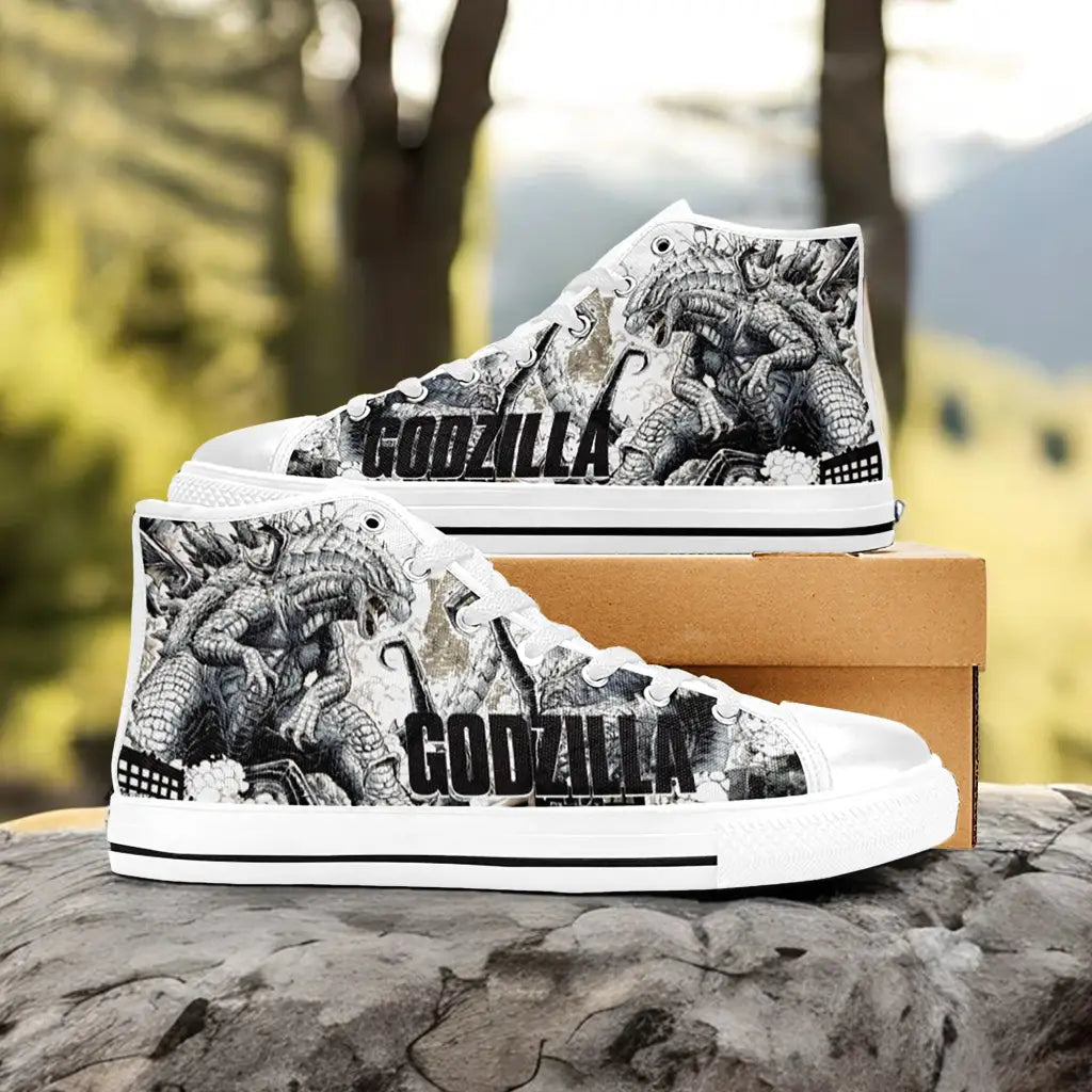 Godzilla King of the Monsters Custom High Top Sneakers Shoes