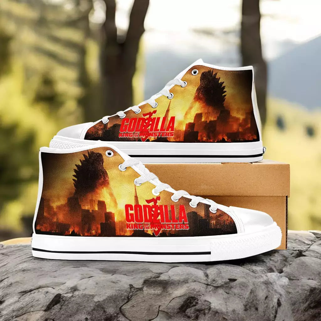 Godzilla King of the Monsters Custom High Top Sneakers Shoes