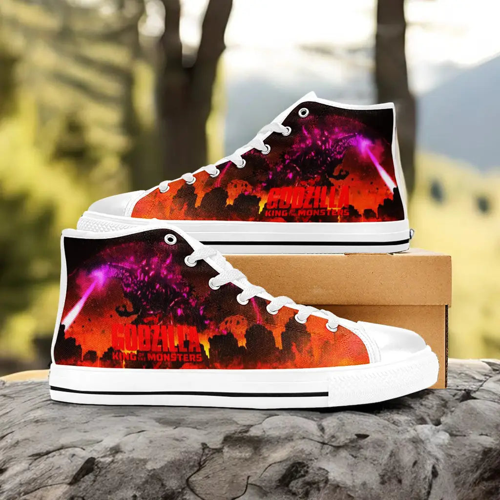 Godzilla King of the Monsters Custom High Top Sneakers Shoes