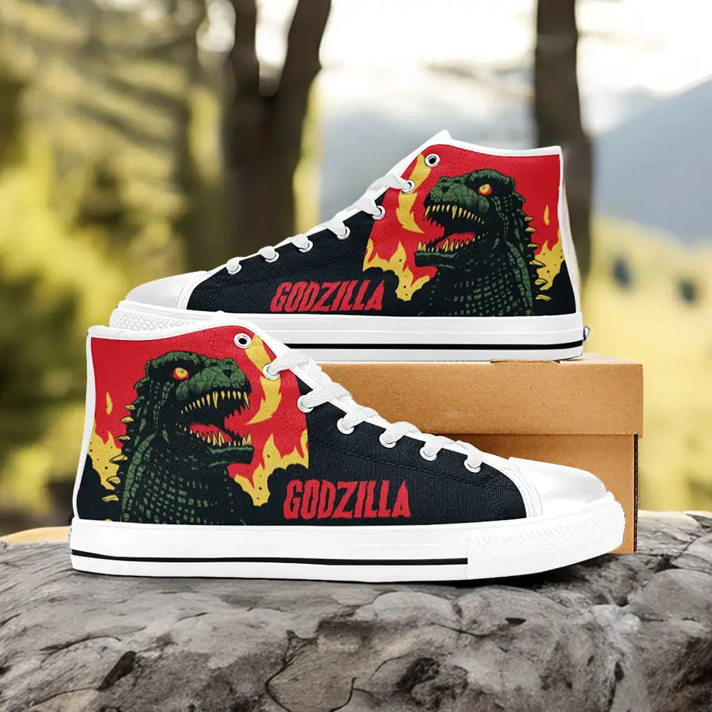 Godzilla King of the Monsters Custom High Top Sneakers Shoes