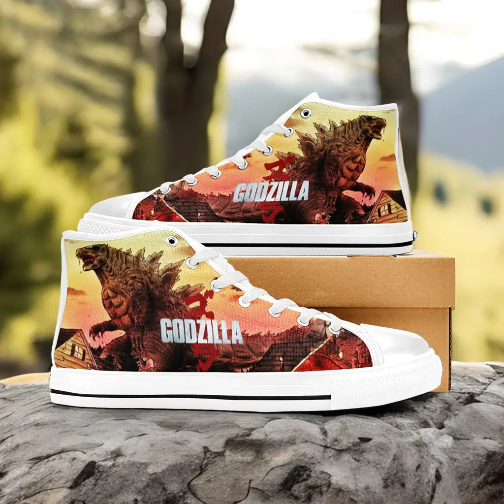 Godzilla King of the Monsters Custom High Top Sneakers Shoes