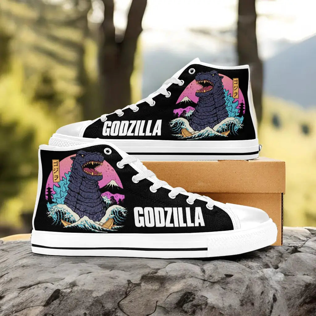 Godzilla King of the Monsters Custom High Top Sneakers Shoes