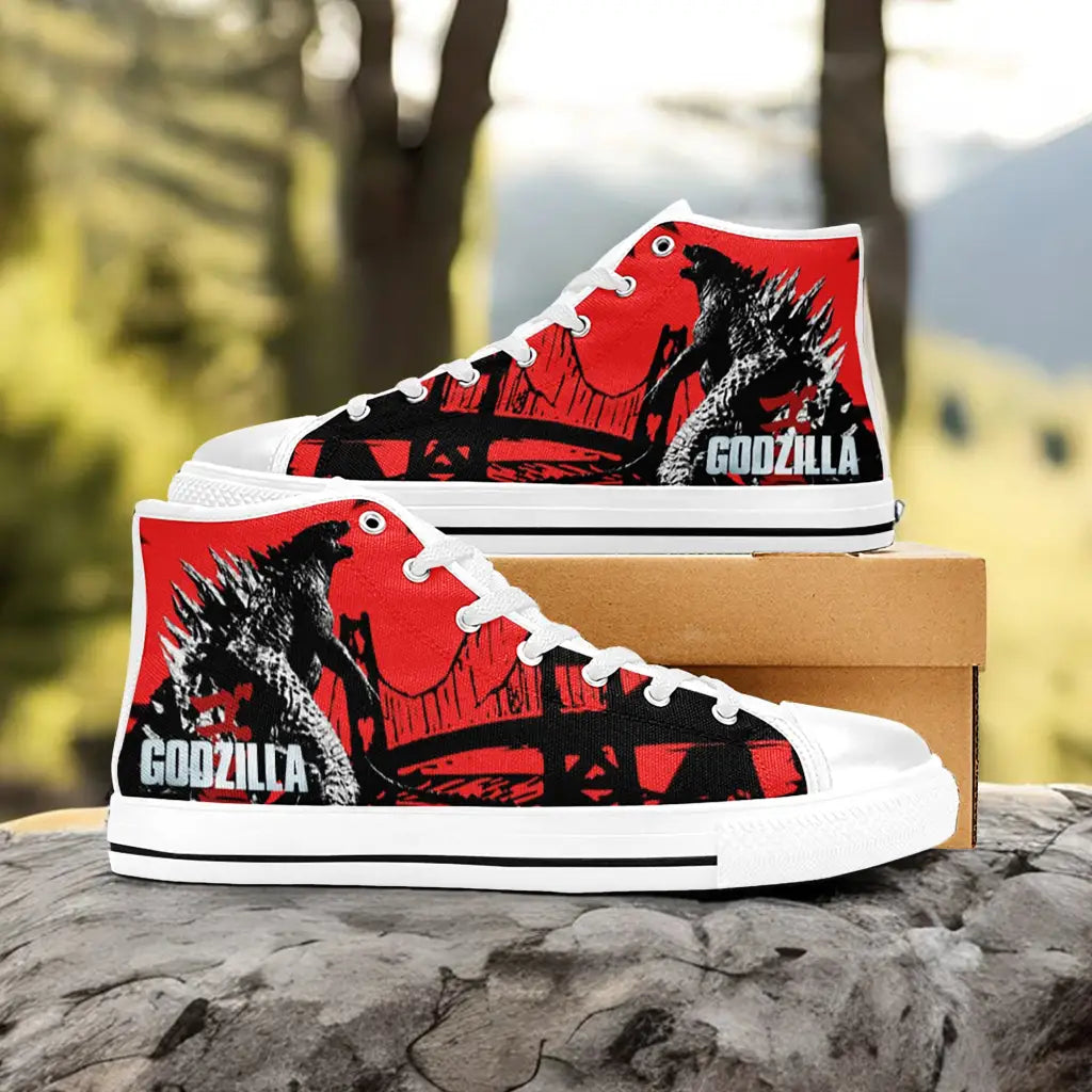 Godzilla King of the Monsters Custom High Top Sneakers Shoes