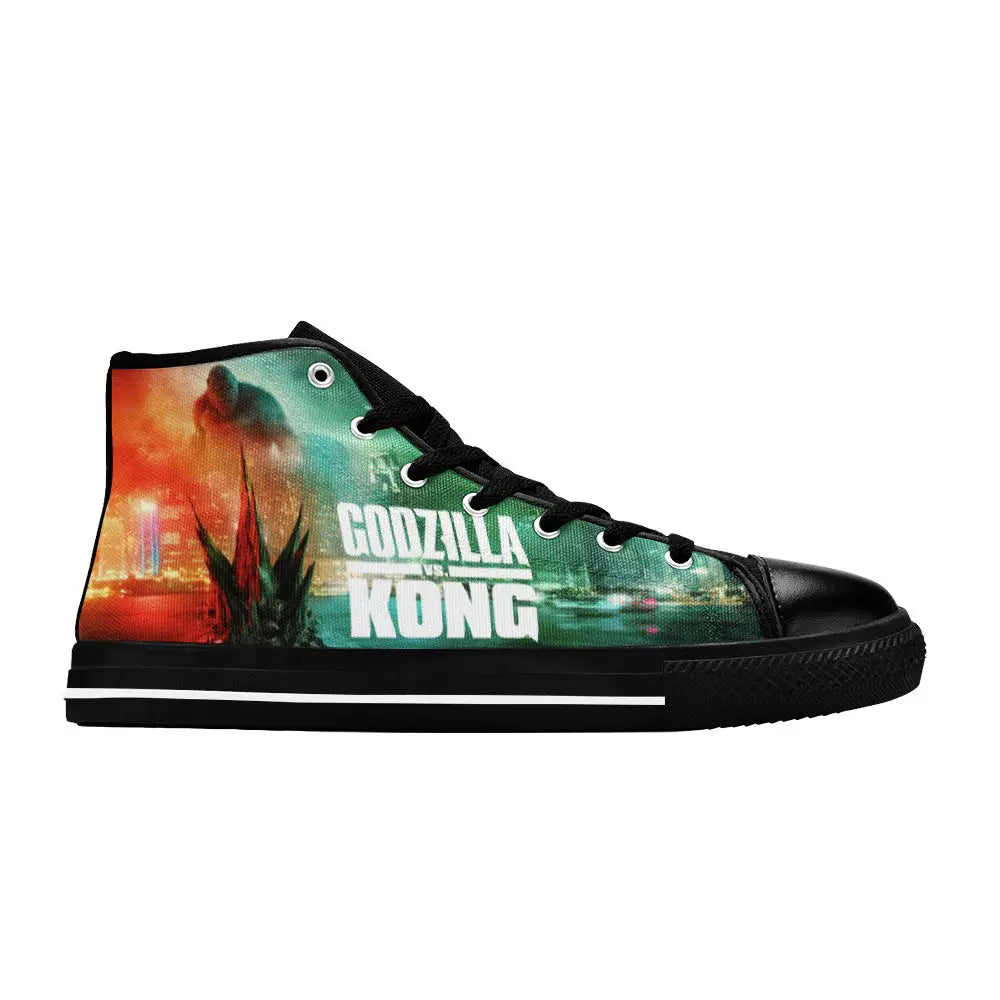 Godzilla Vs Kong King of the Monsters Custom High Top Sneakers Shoes