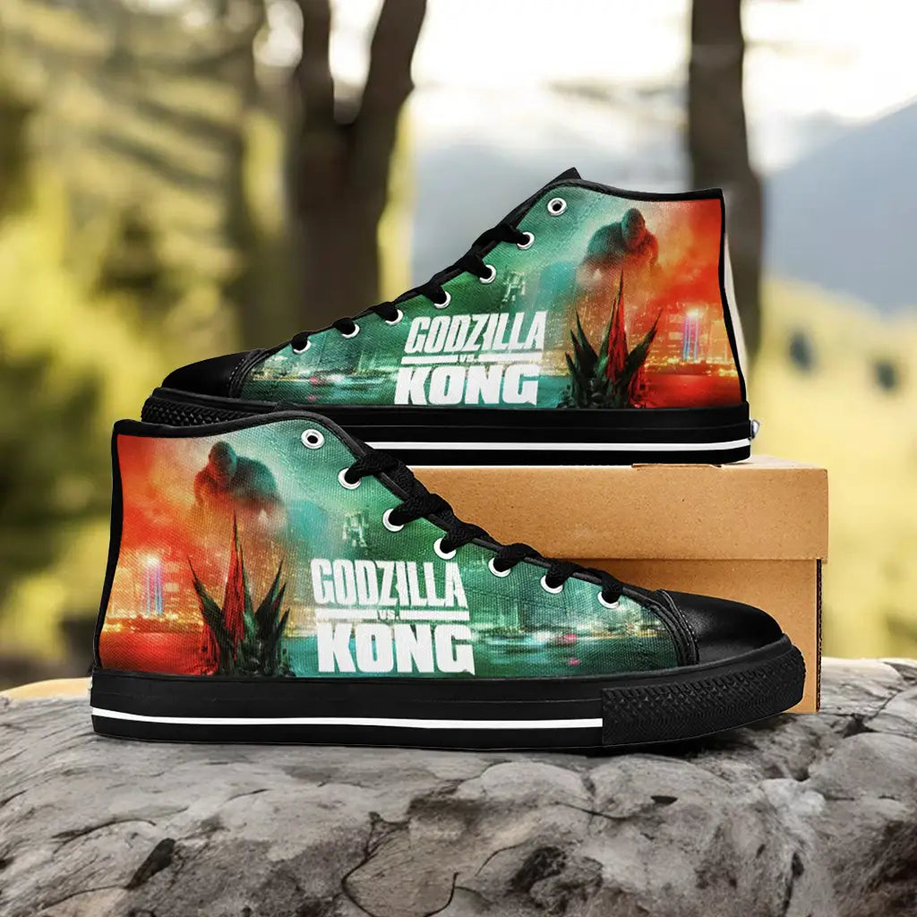 Godzilla Vs Kong King of the Monsters Custom High Top Sneakers Shoes