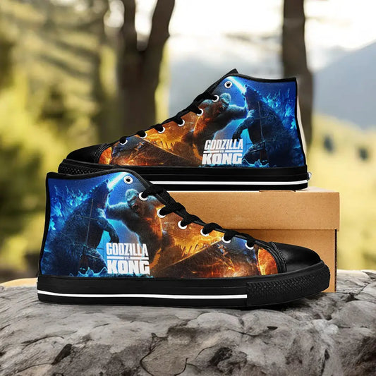 Godzilla Vs Kong King of the Monsters Custom High Top Sneakers Shoes