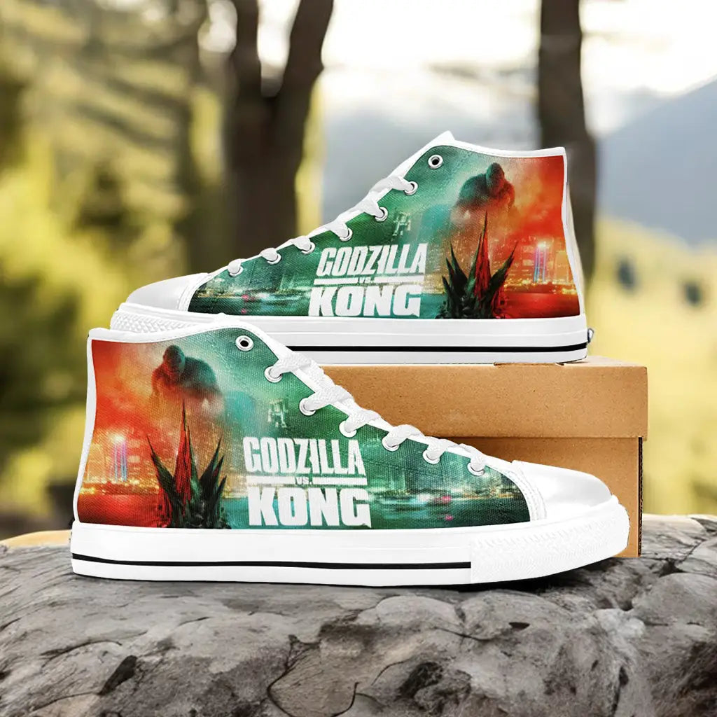 Godzilla Vs Kong King of the Monsters Custom High Top Sneakers Shoes